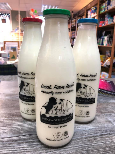 Sample of Alex Baird Handling Customised Glass Milk Bottles