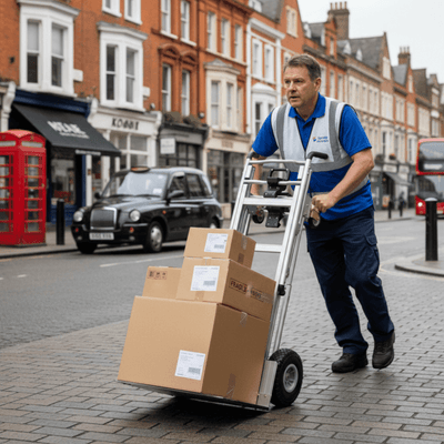 3-in-1 Aluminium Convertible Sack Truck 350kg Puncture Proof Wheels