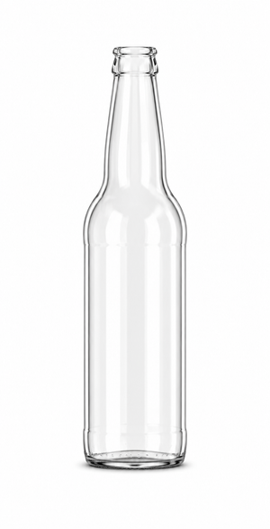 500 ml kaļķakmens stikla alus pudele – 29 mm kroņa korķa aizvērums