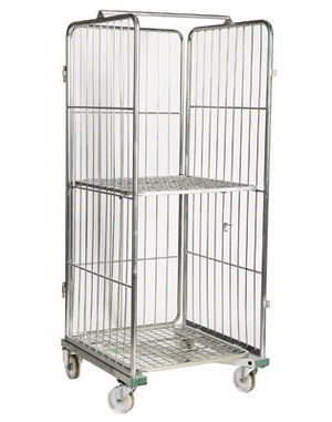 Used Z-Frame Roll Cage | Refurbished Nesting Roll Container | Heavy Duty