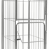 4-Sided Electro-Galvanised Roll Container with 2 Doors – 400kg Capacity