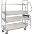 Series 8000 Shelving Trolley – Electrogalvanised – 250 kg Capacity (1395 × 470 × 1590 mm)