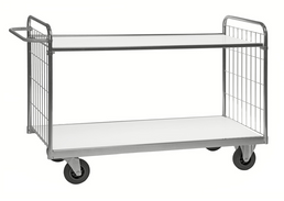 Series 9000 Shelving Trolley – Electrogalvanised – 300 kg Capacity (1590 × 650 × 1025 mm)