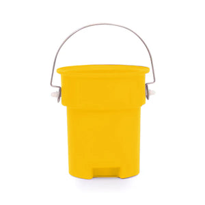 15 Litre food approved MDPE tapered bin with drop-down handle