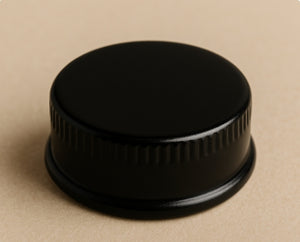 100R3 black bakelite screw cap for glass bottles