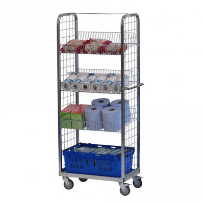 Display & Merchandise Picking Trolley with U Shelf – 500kg Capacity