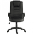 Executive Leather Office Chair with Fixed Armrests - Height Adjustable 500-600mm