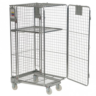 Full Security Nestable A-Frame Roll Pallet, 600kg Capacity, 50 x 50mm Mesh
