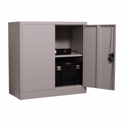 Free-Standing Industrial Steel Storage Cupboard
