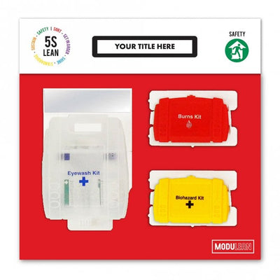 Wall Mounted Eyewash & Accident Station Shadow Board