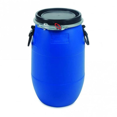 Open Top Plastic Food-Grade Drum 30L – UN Approved Polyethylene Container with Lid & Locking Ring