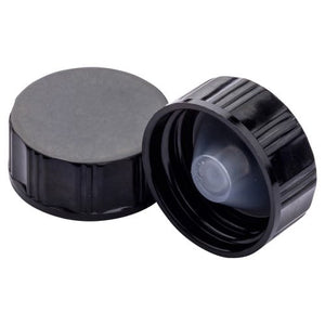 R3/24 Black Urea Cap – 24mm Bottle Closure
