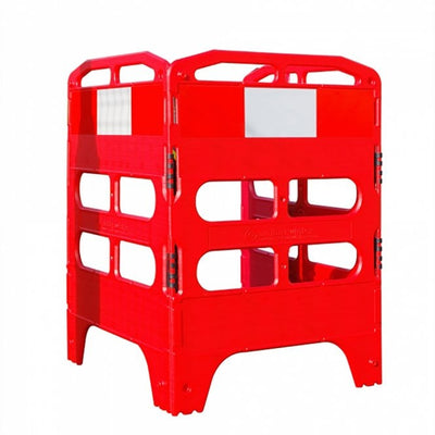 Plastic Pedestrian Barrier - Folding 3 or 4 Gate Safety Barrier