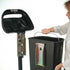 50 Litre Hooded Wall & Post Mounted Litter Bin – MDPE Outdoor Waste Bin with Steel Liner