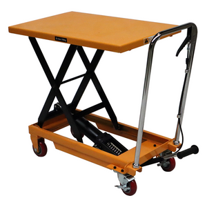Scissor Lift Table 935x450mm – 150 kg Load Capacity, Mobile with Brakes