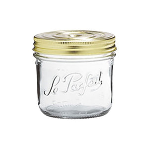 500ml Le Parfait Familia Wiss glass terrine jar with gold seal lid and screw cap